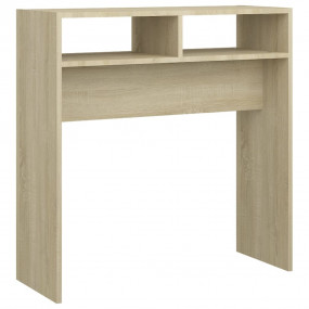 Console Table Sonoma Oak Engineered Wood Compact Durabl...