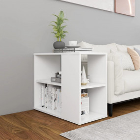 Side Cabinet White Engineered wood 23.6 in x 11.8 in x ...