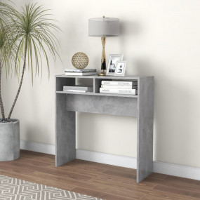 Console Table Concrete grey Engineered wood Compact Con...