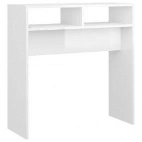 Console Table High gloss white Engineered wood Medium