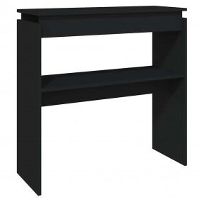 Console Table Black Engineered Wood 31.5 x 11.8 x 31.5 ...