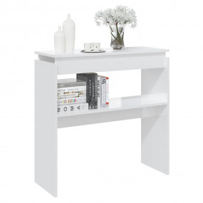 Console Table High gloss white Engineered wood