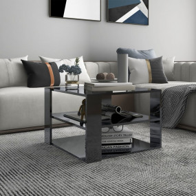 Coffee Table High gloss grey Engineered wood Medium Cof...
