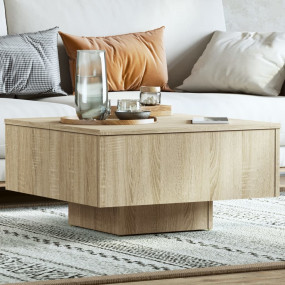 Coffee Table Sonoma Oak Engineered Wood Medium Durable