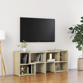 TV Cabinet Sonoma Oak Engineered wood Medium Modular TV...