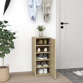 Shoe Cabinet Sonoma Oak Engineered wood Standard Shoe C...
