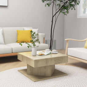 Coffee Table Sonoma oak Engineered wood Small Simple