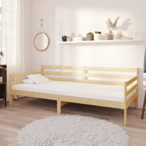 Day Bed Pine Solid pinewood 35.4x78.7 in