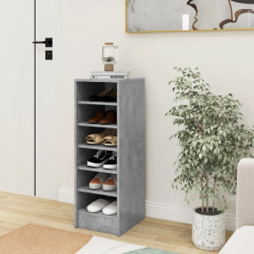 Shoe Cabinet Concrete Grey Engineered wood Medium Shoe ...
