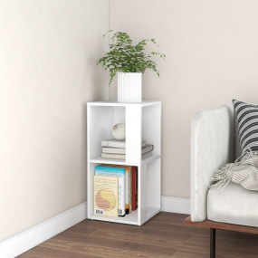 Corner Cabinet White Engineered wood 13 in x 13 in x 26...