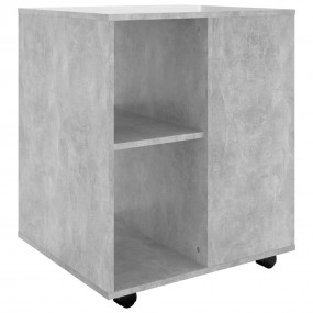 Storage Cabinet Concrete Grey Engineered Wood Standard