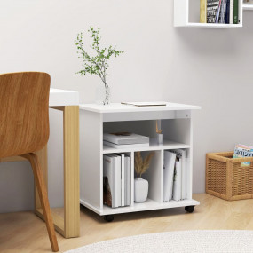 Storage Cabinet High gloss white Engineered wood