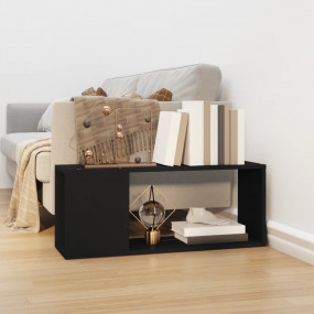 TV Cabinet Black Engineered wood Compact TV Cabinet Rec...