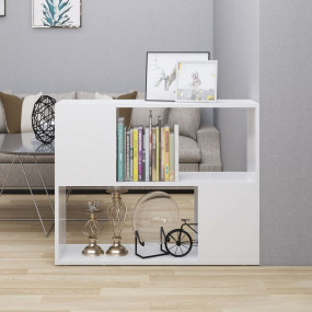 TV Cabinet White Engineered Wood 31.5 x 9.4 x 24.8 in T...