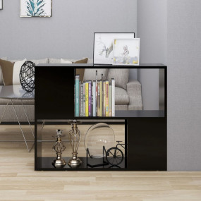 TV Cabinet Black Engineered wood Medium TV Cabinet Rect...