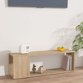 TV Cabinet Sonoma oak Engineered wood TV Cabinet Rectan...