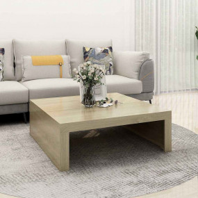 Coffee Table Sonoma Oak Engineered Wood Medium Durable ...