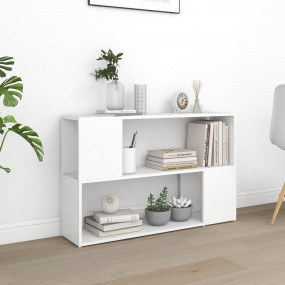 Book Cabinet White Engineered wood Medium Book Cabinet
