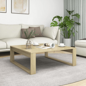 Coffee Table Sonoma Oak Engineered Wood Large Durable