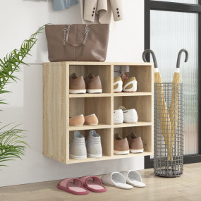 Shoe Cabinet Sonoma oak Engineered wood Medium Shoe Cab...