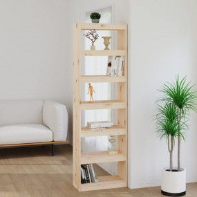Book Cabinet Natural Wood Solid Pinewood Large Book Cab...