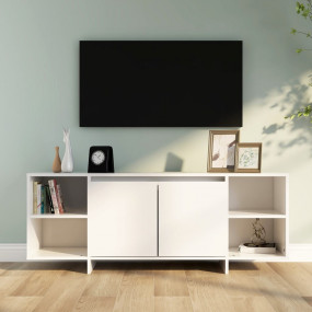TV Cabinet White Engineered wood 51.2 in x 13.8 in x 19...