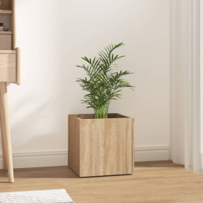 Planter Box Sonoma oak Engineered wood 15.7 x 15.7 x 15...