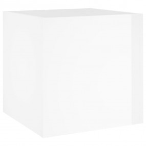 Planter Box High gloss white Engineered wood