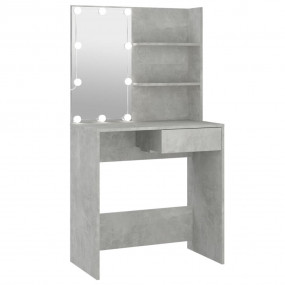 Dressing Table Concrete gray Engineered wood, acrylic