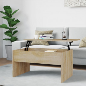 Coffee Table Sonoma Oak Engineered wood Medium Height-A...