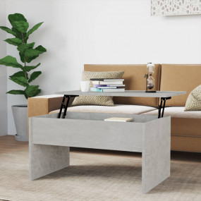 Coffee Table Concrete grey Engineered wood Medium