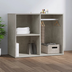 Dressing Cabinet Concrete Grey Engineered Wood Medium