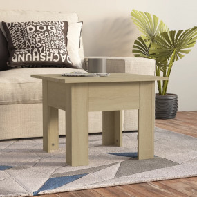 Coffee Table Sonoma Oak Engineered Wood Small Simple