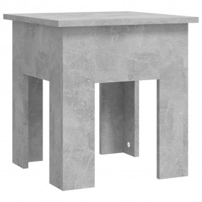 Coffee Table Concrete Gray Engineered Wood Medium Durab...