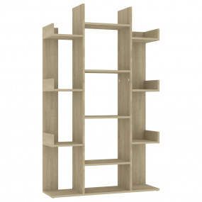 Book Cabinet Sonoma oak Engineered wood Compact Book Ca...