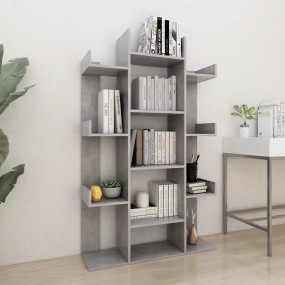 Book Cabinet Concrete grey Engineered wood Compact Book...