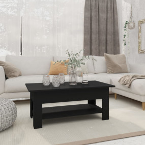 Coffee Table Black Engineered wood Medium Coffee Table