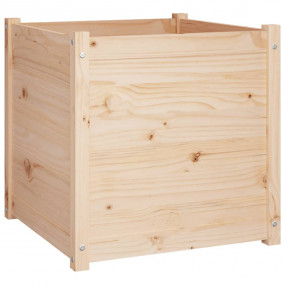 Garden Planter Brown Solid pinewood large Durable