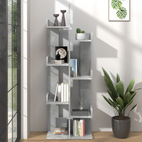 Book Cabinet Concrete grey Engineered wood Medium Book ...