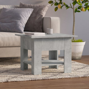 Coffee Table Concrete gray Engineered wood Compact Coff...