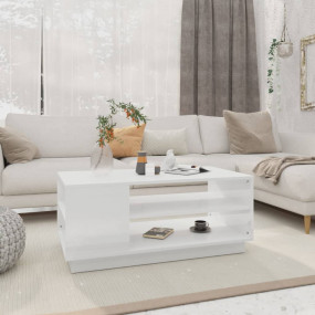Coffee Table White Engineered wood Medium Coffee Table