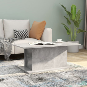 Coffee Table Concrete grey Engineered wood Medium Coffe...