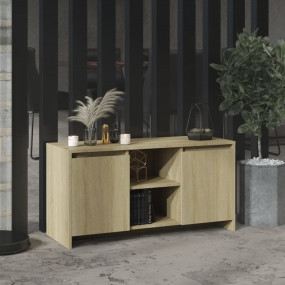 TV Cabinet Sonoma Oak Engineered Wood Medium TV Cabinet