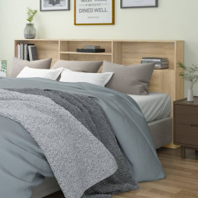 Headboard Cabinet Sonoma Oak Engineered wood Large