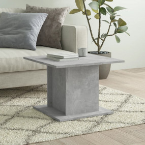 Coffee Table Concrete Grey Engineered Wood Small Coffee...