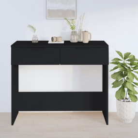 Console Table Black Engineered wood Medium Console Tabl...