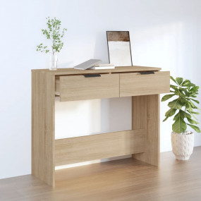 Console Table Sonoma oak Engineered wood Standard Conso...