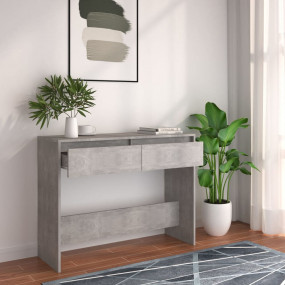 Console Table Concrete gray Engineered wood 39.4 in Con...