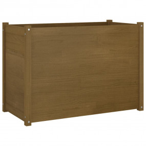Garden Planter Honey brown Solid pinewood Large Tough