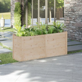 Raised Bed Natural Pine Solid pinewood Large Planters